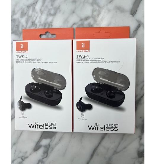 ㊊V WIRELESS EARPHONE BLUETOOTH J TWS 4 STEREO BY HARMAN KARDON TWS4 HARGA TERMURAH 2599 ⁂