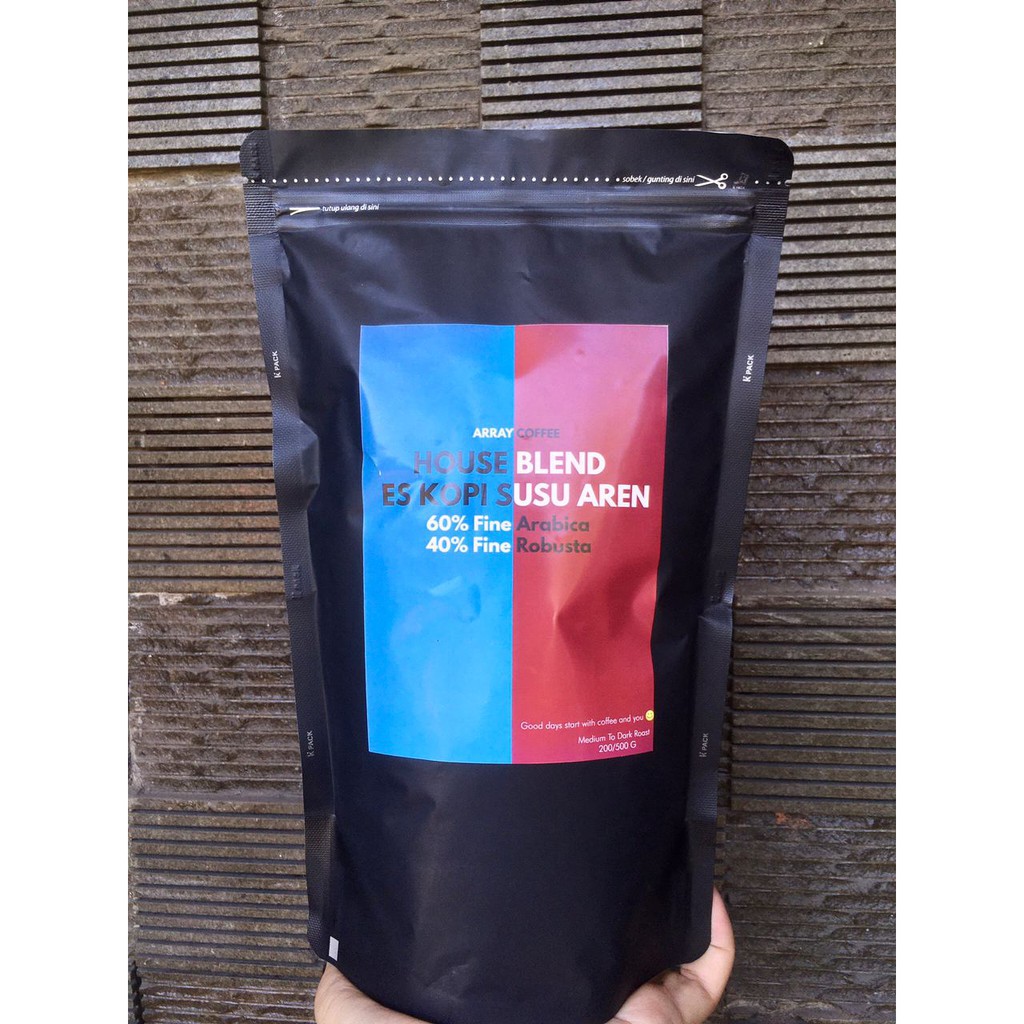 

HOUSE BLEND ES KOPI SUSU AREN 500 gram (Biji/Bubuk)