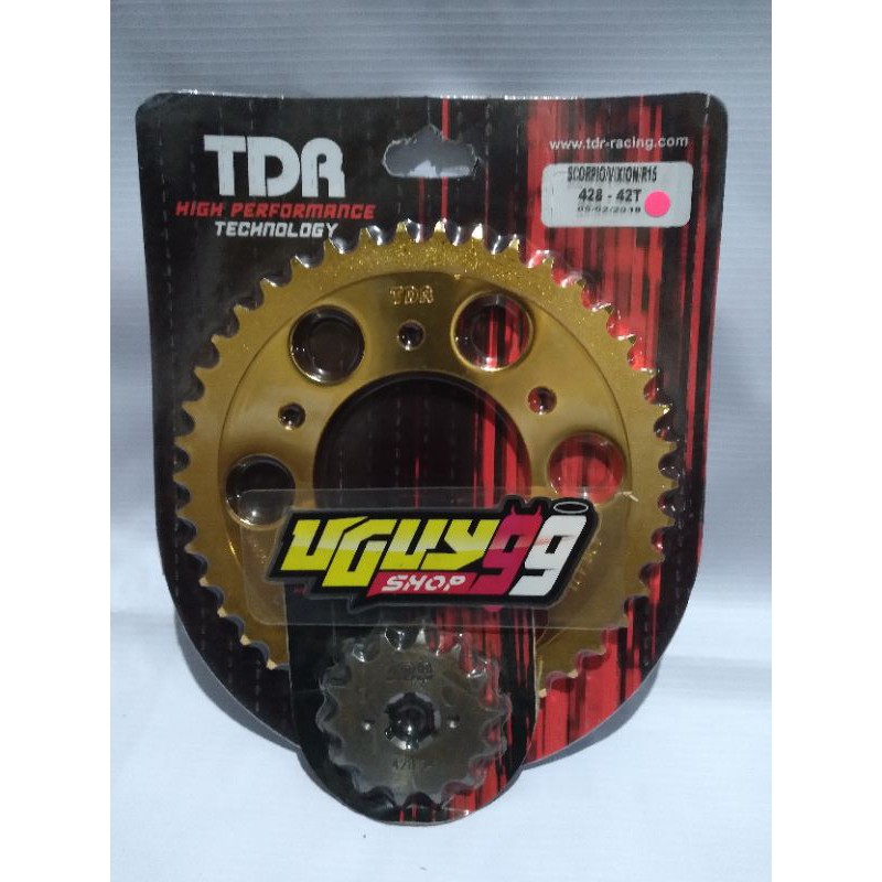 GIR GEAR SET TDR VIXION/R15OLD GOLD