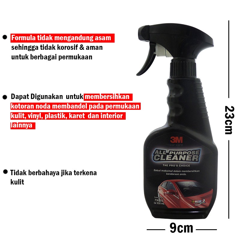 3M Auto Cairan Pembersih Mobil/Motor 350 ML Serbaguna All Purpose Cleaner 3M-79050