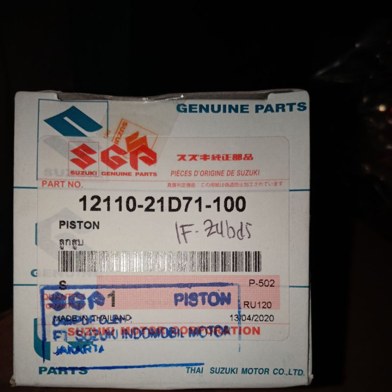 PISTON SATRIA 2TAK ORI SGP