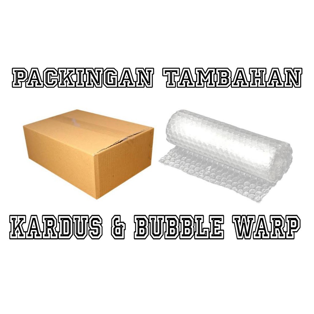 bubble warp dan kardus packingan extra aman untuk paketan