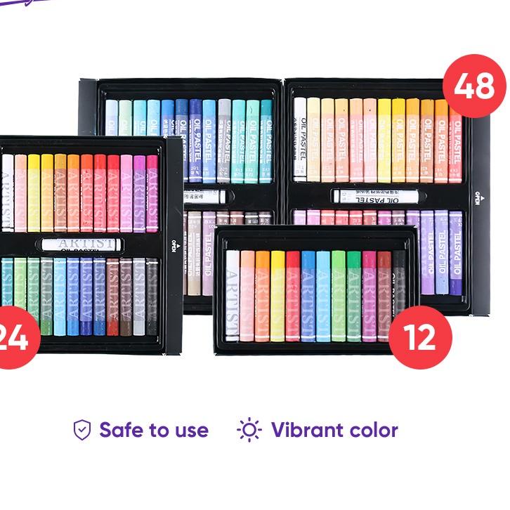 

Harga Bersahabat.. Giorgione Oil Pastel Crayons Memutar Ulang 12/24/36/48 Warna G-OP