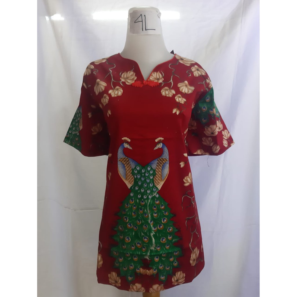 SALE PROMO IMLEK Atasan Batik Katun Stretch Model Shanghai