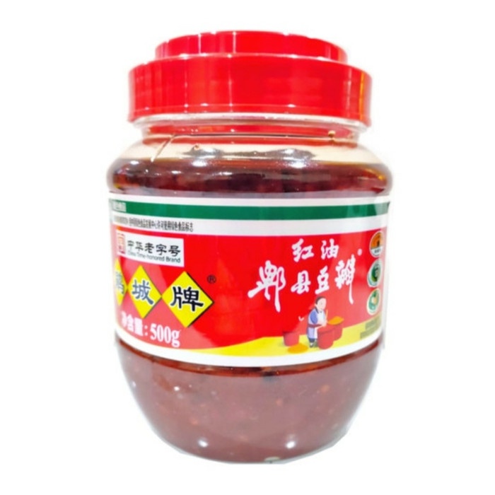 

Pixian broad bean chili paste sauce 500g asli sichuan doubanjiang oil - BARU