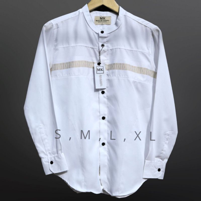 Koko Tangan Panjang Warna Putih Bukan Harley Kemko Mk Muslim Kinaro