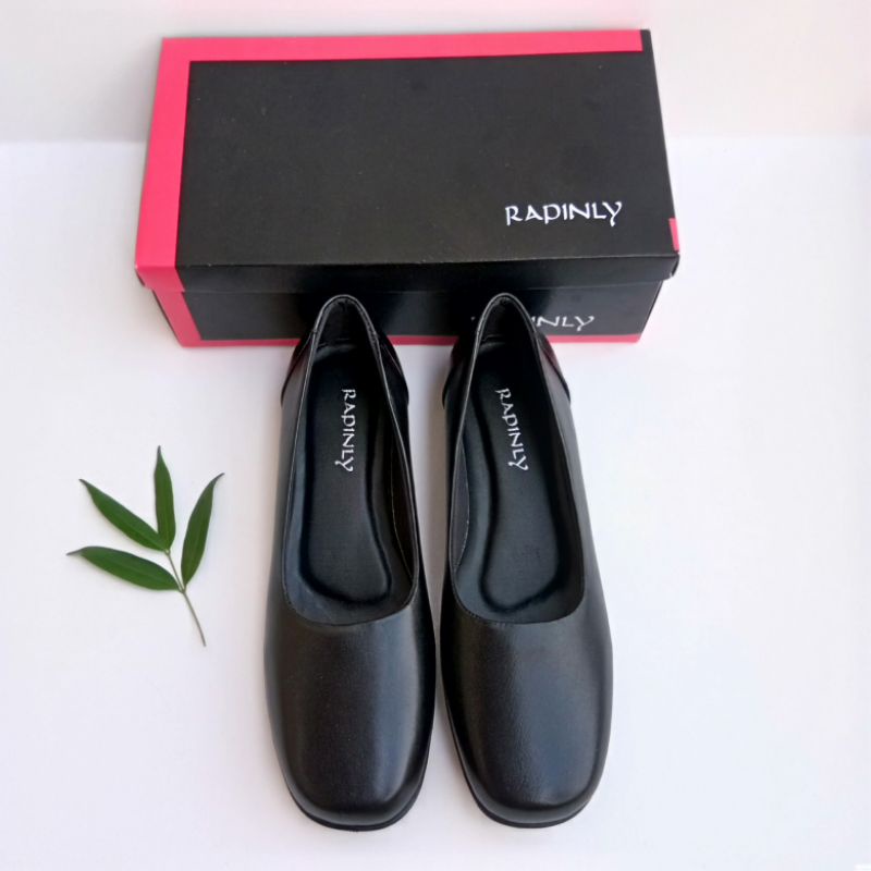 Sepatu Flat shoes Wanita Kulit Asli