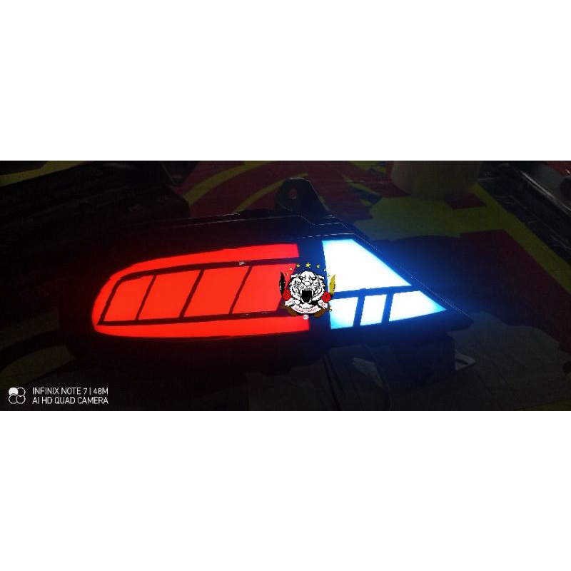 Reflektor Bamper Pajero Sport 2010-2015.Led Bar Bamper Pajero Sport Nyala Lampu.Castem Lampu Reflekt