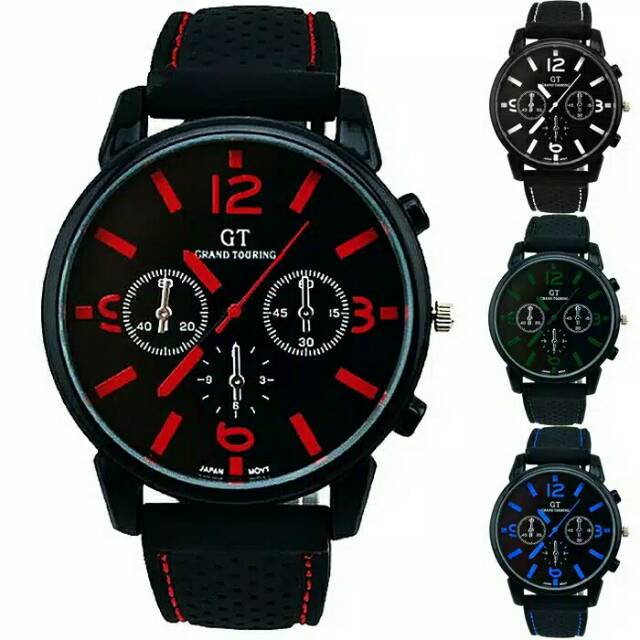 JAM TANGAN FASHION 3288 | GT Grand Touring Jam Tangan Pria Sport Korea Fashion Quartz Men