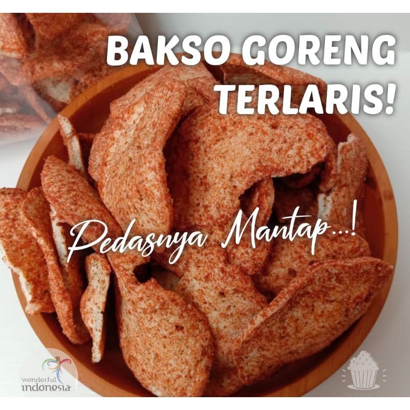 

BASRENG BULAT PEDAS 1/2KG(500GR)/BASRENG PEDAS/BAKSO GORENG