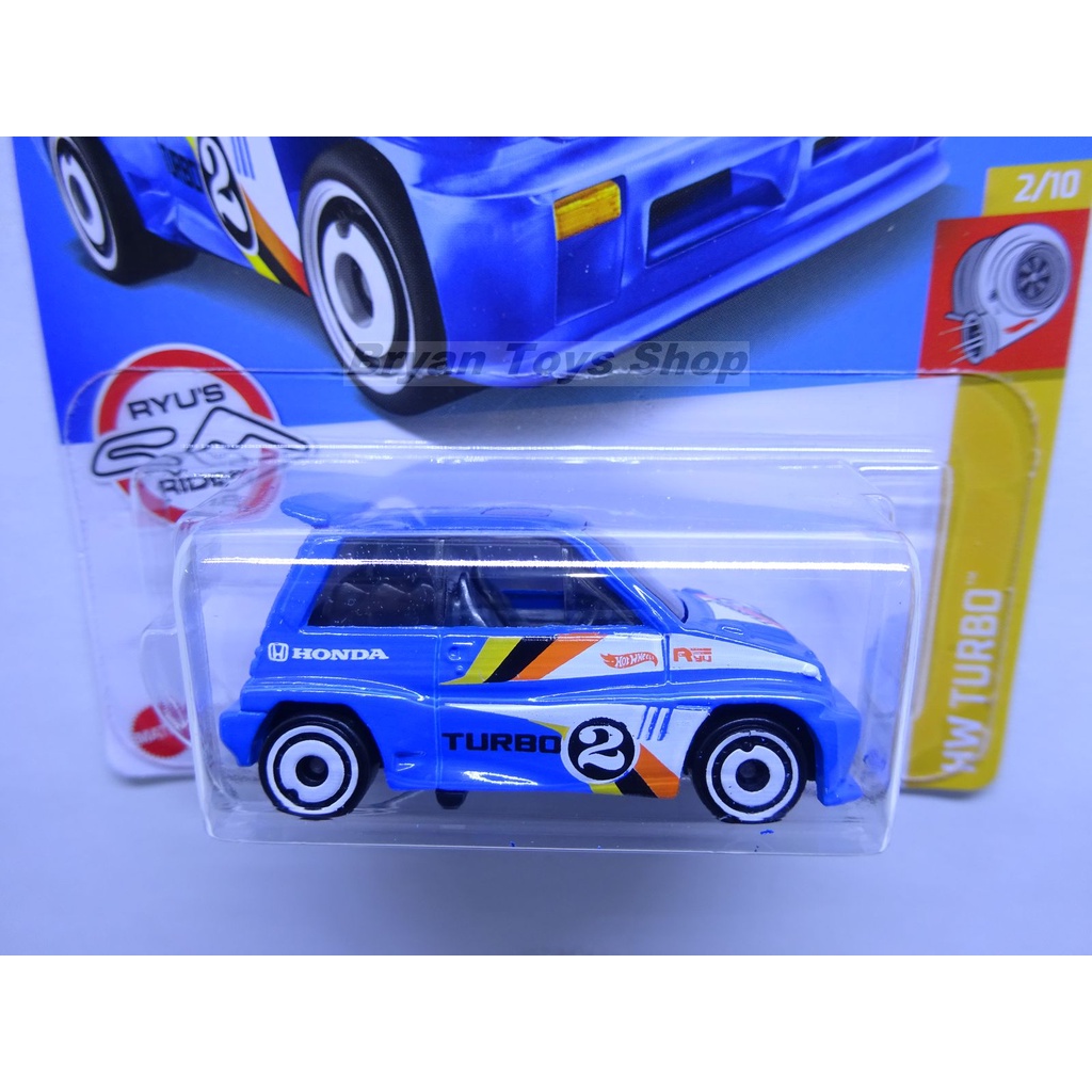 Hot Wheels 85 Honda City Turbo II Biru No. 2