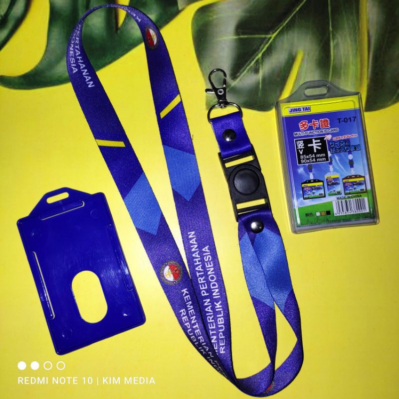 TALI ID CARD KEMHAN RI / LANYARD KEMENTERIAN PERTAHANAN RI