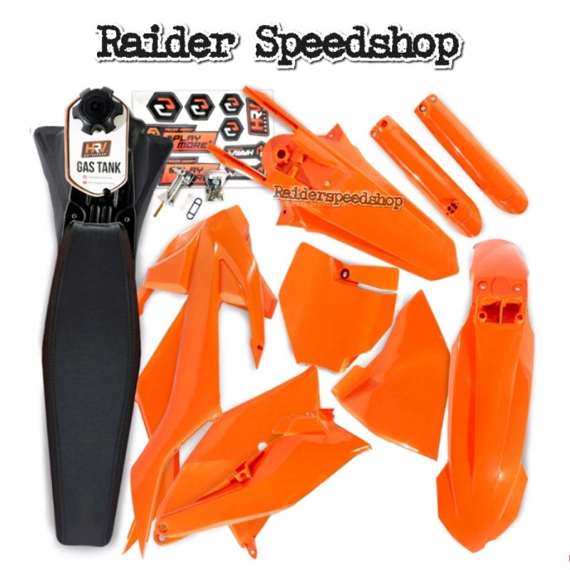 Body Trail set Full KTM 85 2020 Body Set Trail Cover Tangki Slebor Spakbor Depan Belakang KTM 250 20