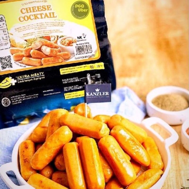 

Kanzler Cheese Cooktail Sausage 500g