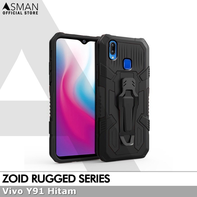 Asman Case Vivo Y91 Zoid Ruged Armor Premium