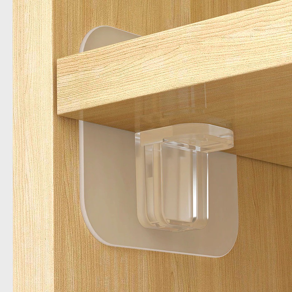 Basedidea Holder Bracket Siku Penyangga Papan Rak Lemari 10 PCS B0105