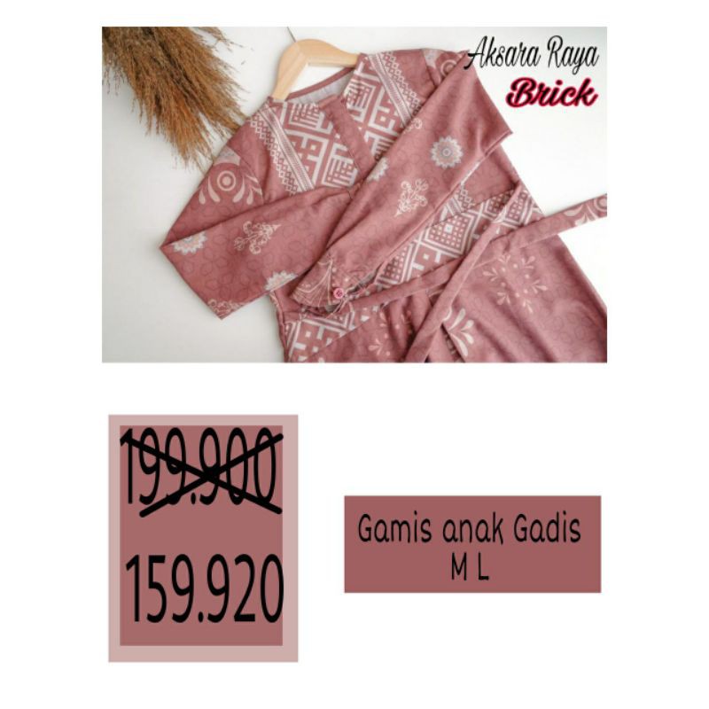 Gamis Kids Only By Enobi Aksara raya