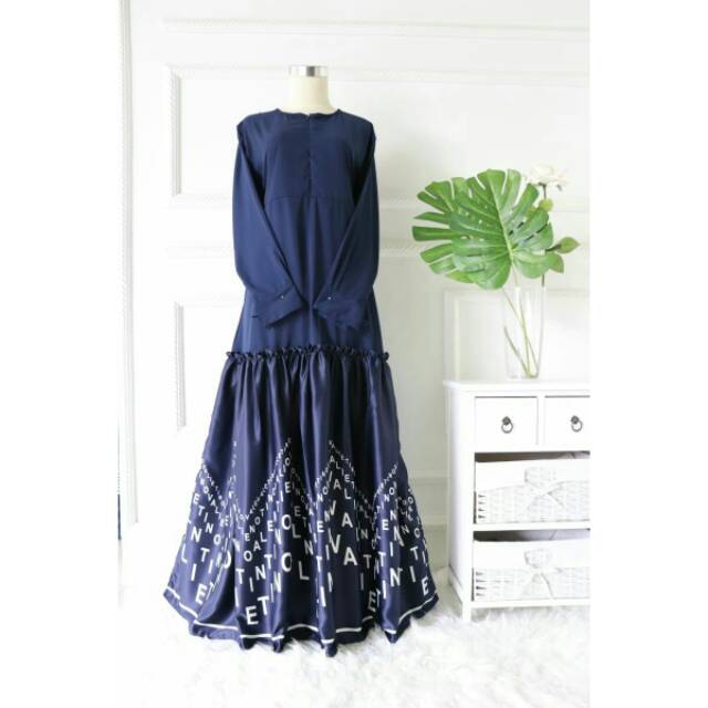 Gamis Valentino Navy