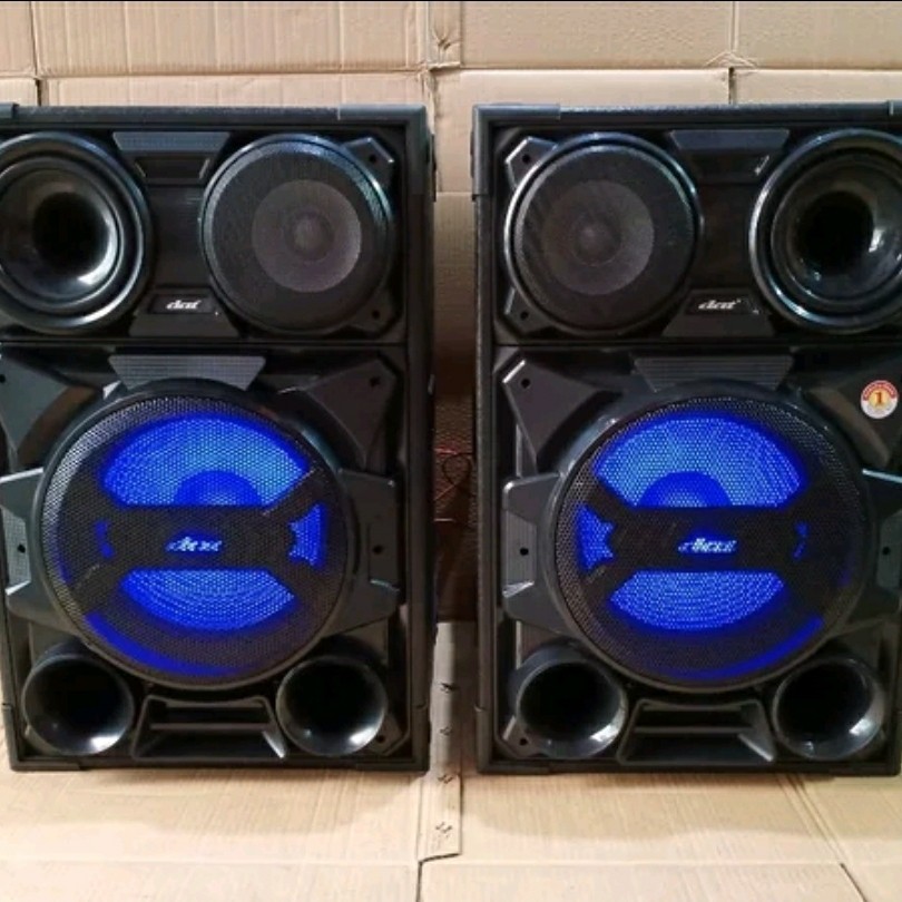 Paket Speaker Aktif Pasif Dat Ds121 Sepasang Aktiv Pasiv Original