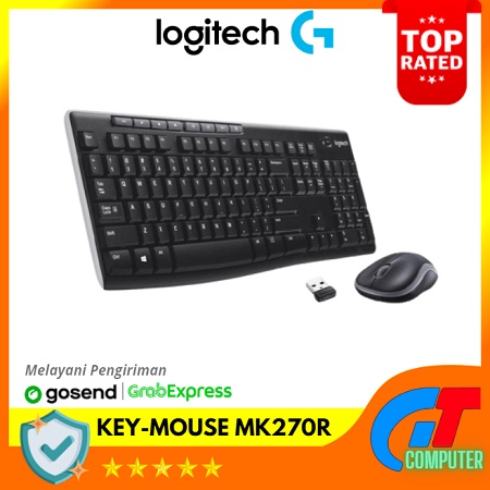 Logitech Keyboard Mouse MK270R ( Wireless )