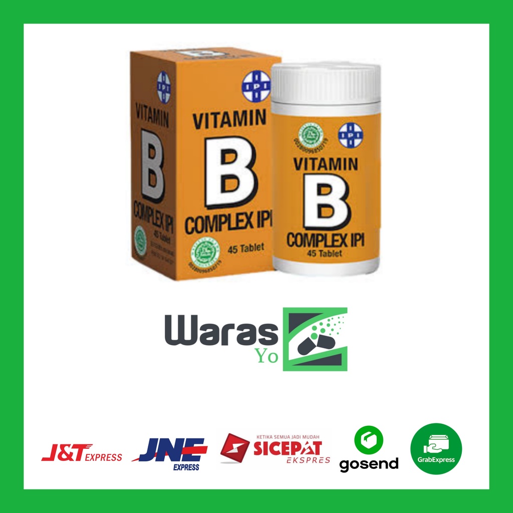 [SW] Vitamin B COMPLEX IPI - 45 Tablet / Vitamin B Complex Ipi 45 Tablet