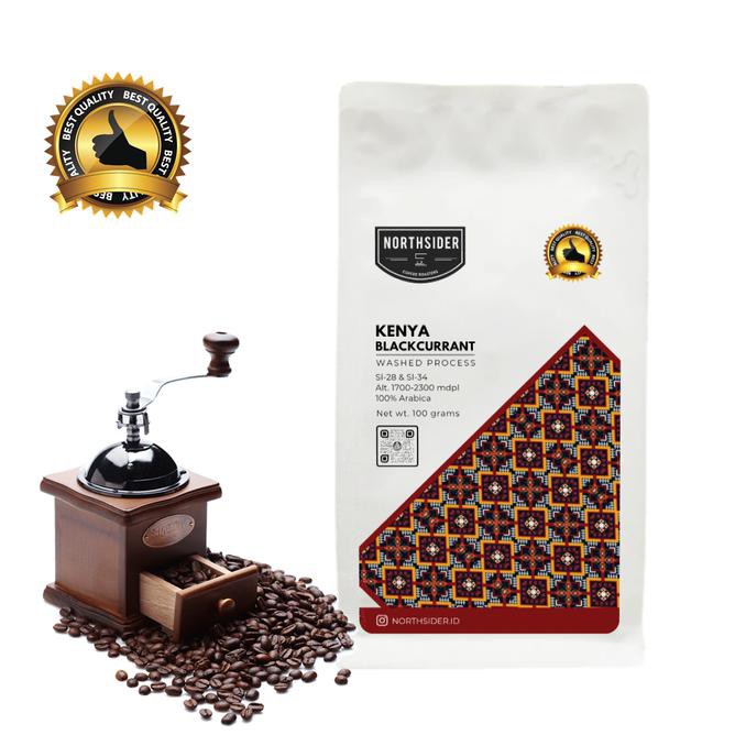 

BIJI KOPI ARABICA KENYA AA BLACKCURRANT - 100GR NORTHSIDER COFFEE - Biji Kopi