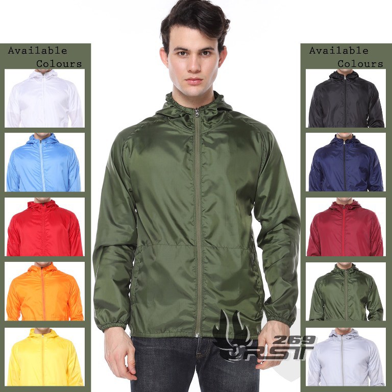 Jaket Pria Parasut Casual Sport Waterproof | Shopee Indonesia