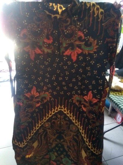 Maura Couple - Sania Ruffle Batik Couple Ori Ndoro Jowi Dnt Couple Batik Gamis Batik Keluarga Renda