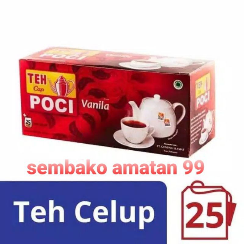 Jual Teh Poci Celup Rasa Vanila Isi 25 Teabag 2gram Kemasan Dus Shopee Indonesia 4442