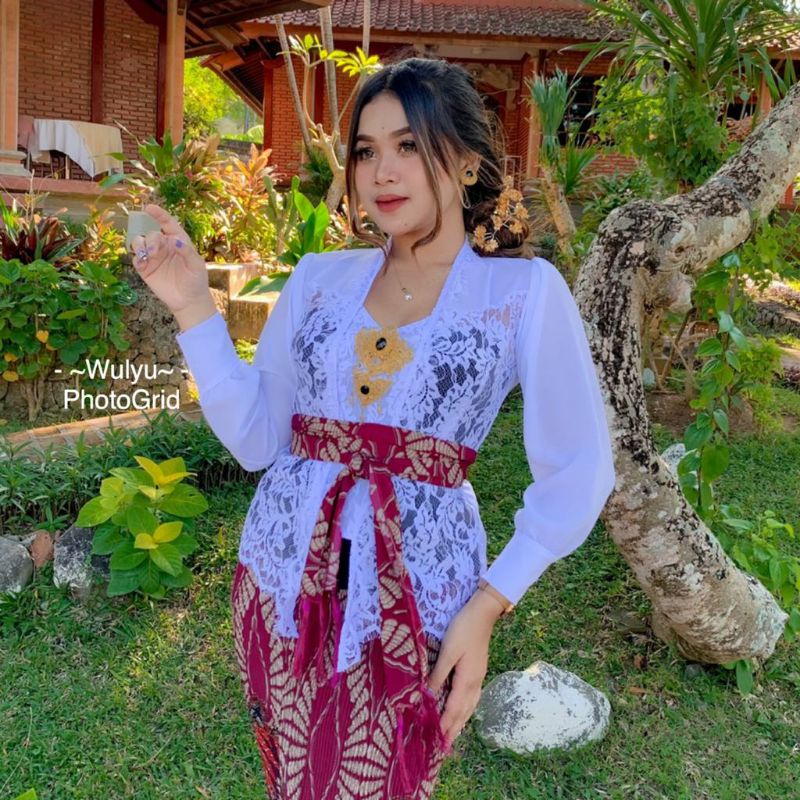 Kebaya Bali SEMI MODIFIKASI Tangan Panjang ALADIN