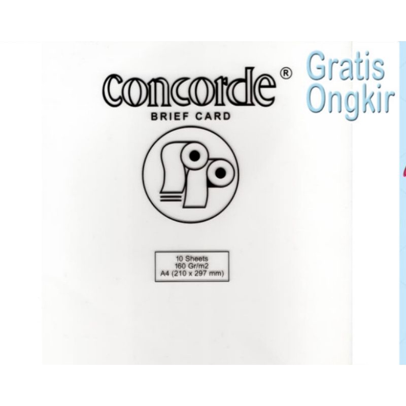 

Kertas Concorde A4 160 gram