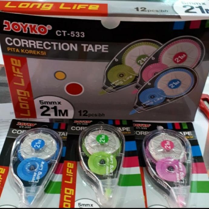 

Office & Stationery | Alat Tulis | Tip Ex Joyko Ct-533 21M | Best Seller