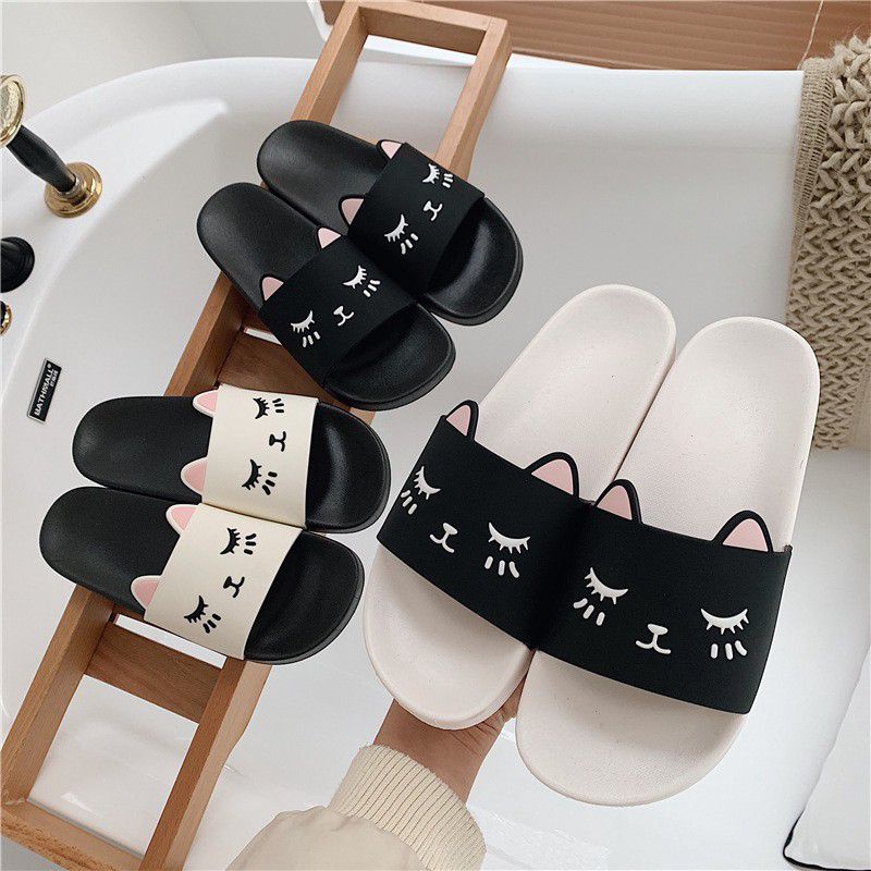 Sandal wanita lucu selop kucing sandal hello Kitty