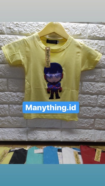 KAOS LED ANAK PROMO MURAH 1 pcs = 33.000