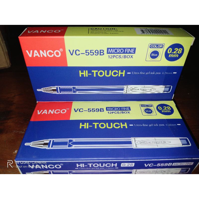 

Bolpoin Vanco Hi-Touch 0,28 mm Biru