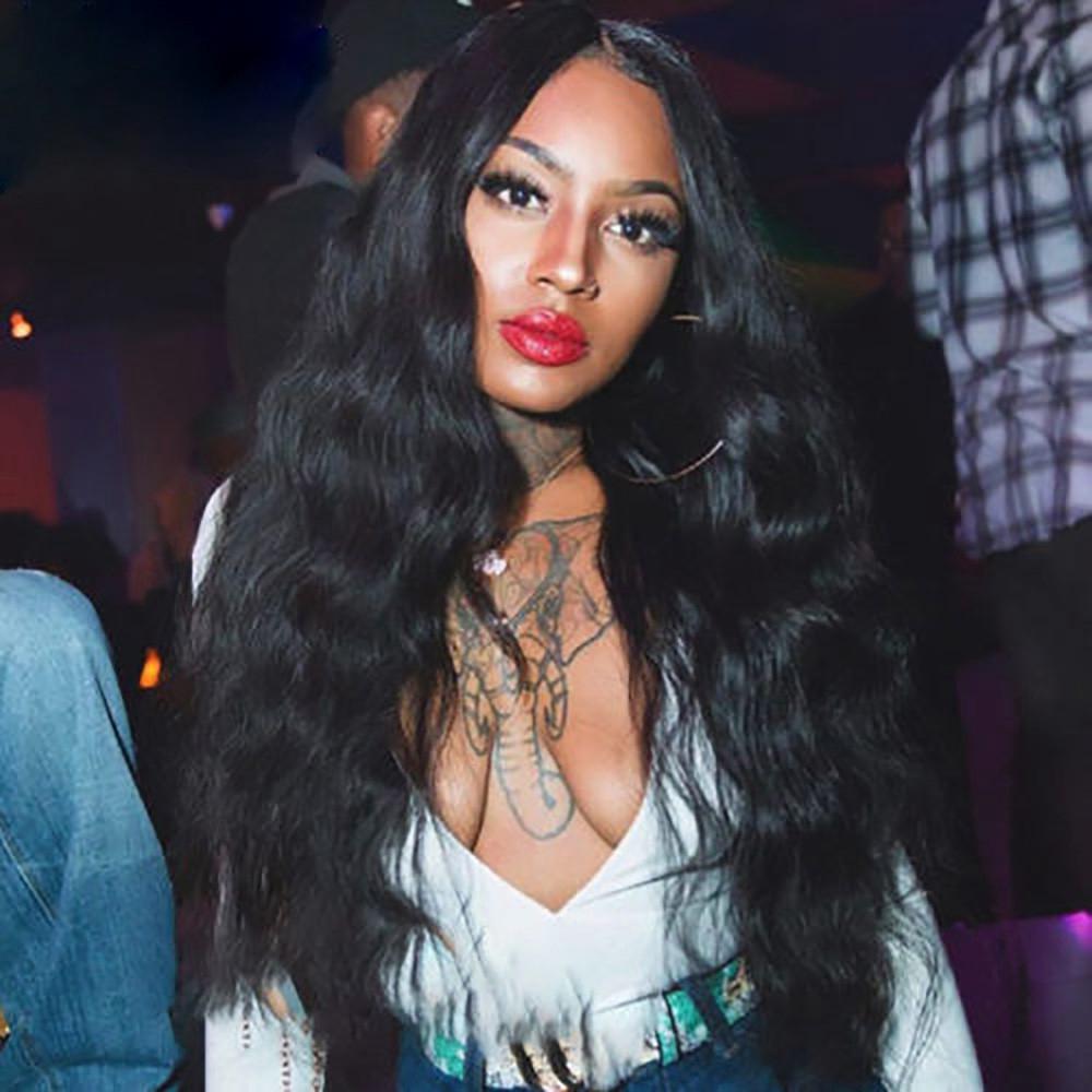 Wig Rambut Palsu Panjang Keriting Warna Hitam untuk Wig Rambut Palsu Panjang Keriting Warna Hitam untuk