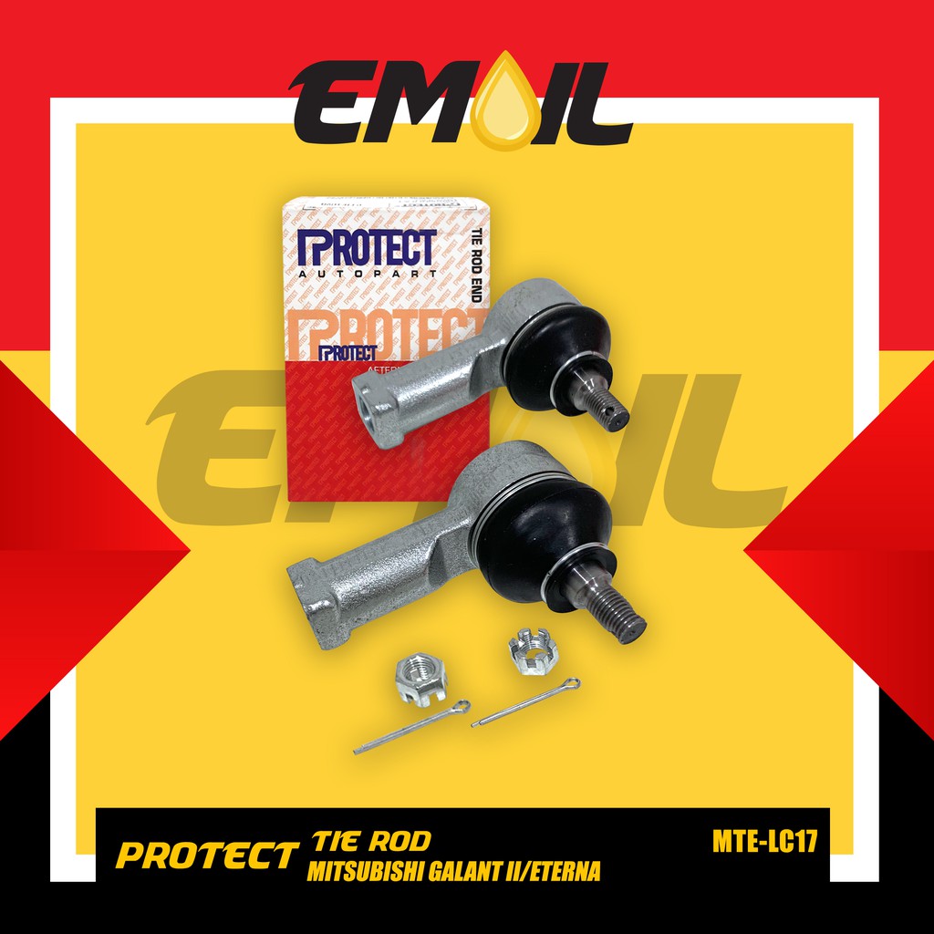 Tie rod Mitsubishi Galant II / Eterna Set 2 pcs P-MTE-LC17 Protect