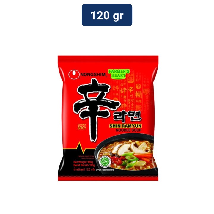 

Nong Shim Shin Ramyun Spicy Mushroom 120Gr