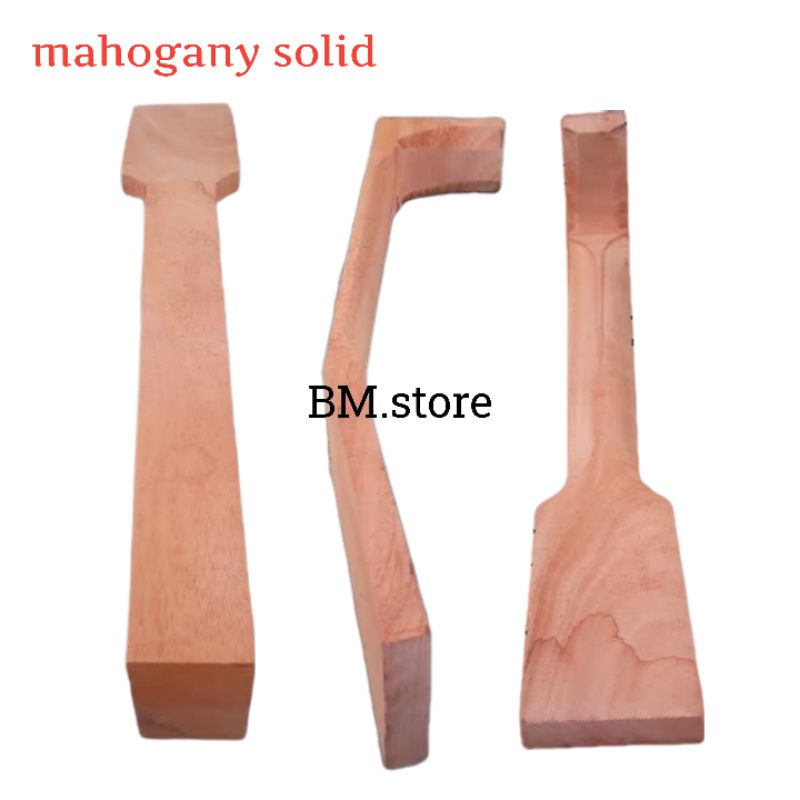 neck gitar akustik  solid Mahogany open