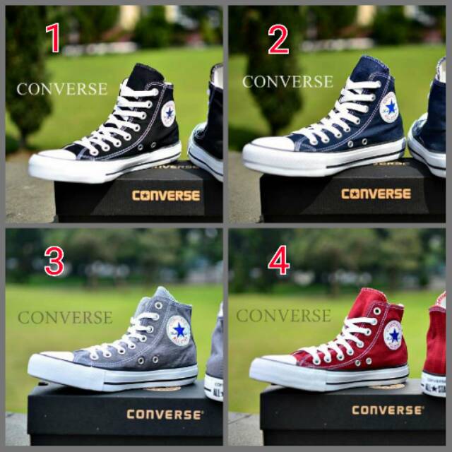 Sepatu converse pria / sepatu allstar pria / sepatu converse tinggi