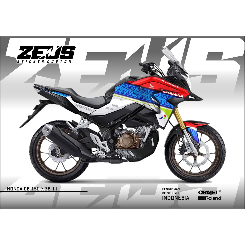Decal Sticker - Stiker Dekal Honda Cb 150 x Zs 11