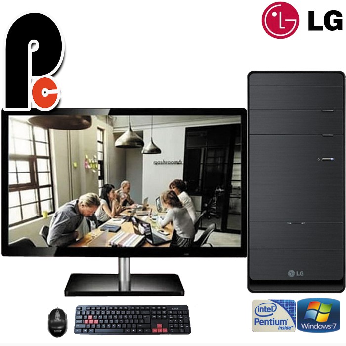 PC KOMPUTER BUILD UP  LG H61 PENTIUM PLUS MONITOR SPC 19'' NEW