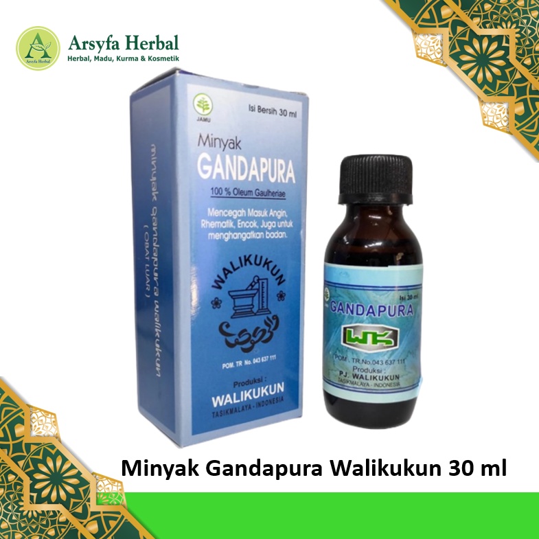 Walikukun Minyak Gandapura 60ml - Obat Gosok