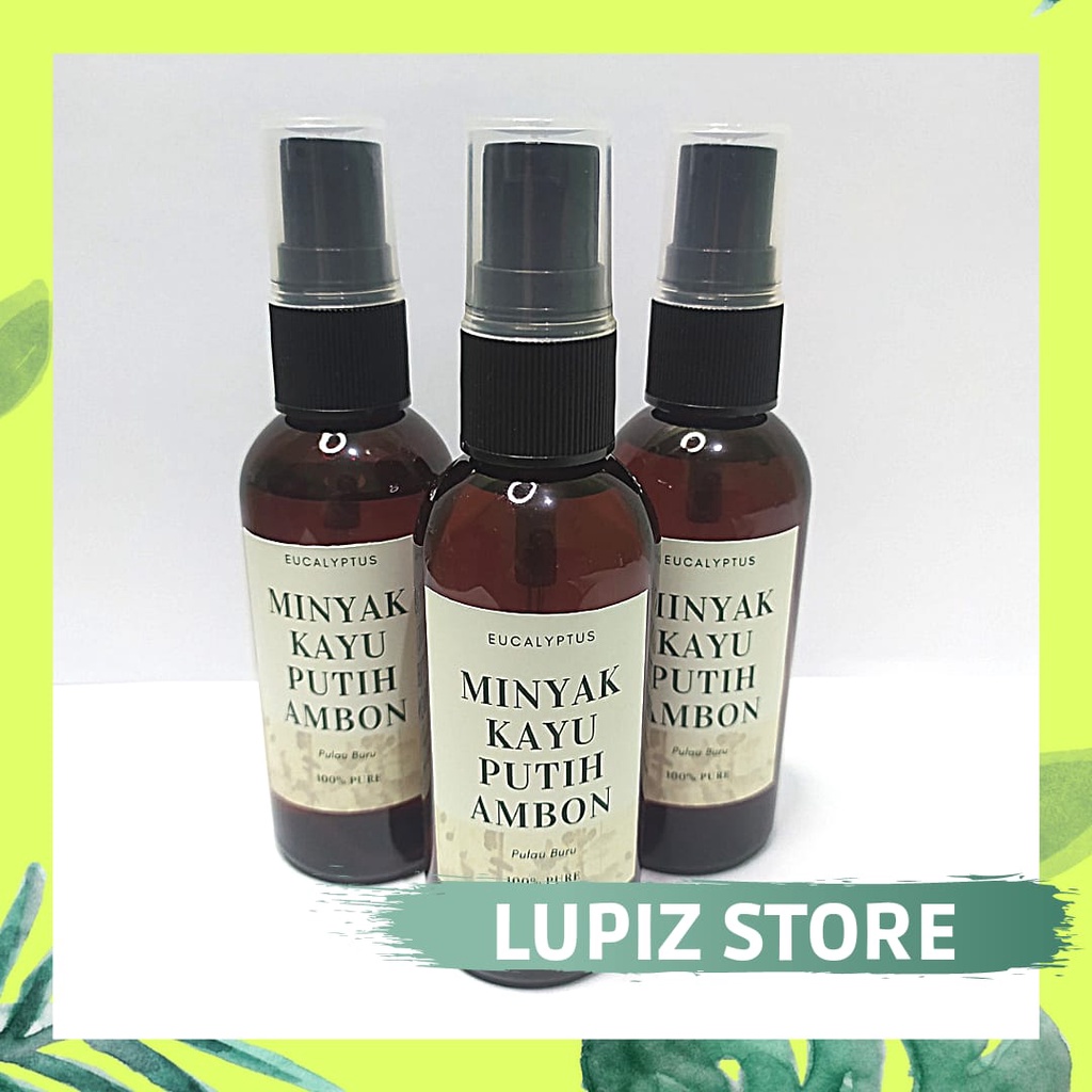 MINYAK KAYU PUTIH EUCALYPTUS OIL CAJAPUT OIL ASLI AMBON 60 ML
