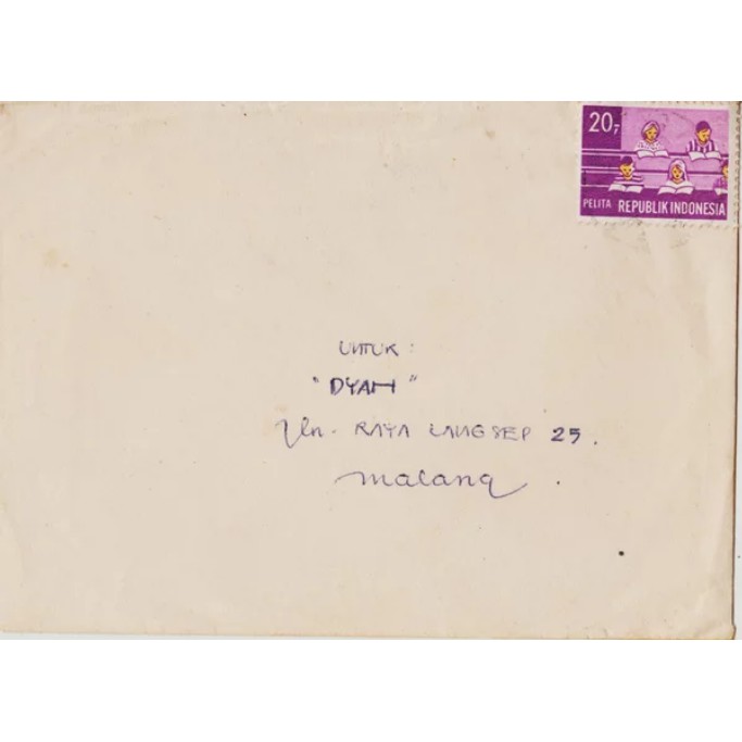 

Perangko Filateli A3-31 Indonesia Cover To Malang