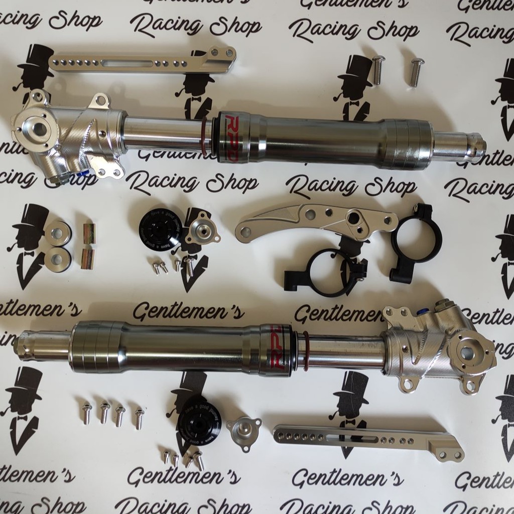 Shock Depan NMAX Upside Down RPD Titanium / Grey Front Shockbreaker