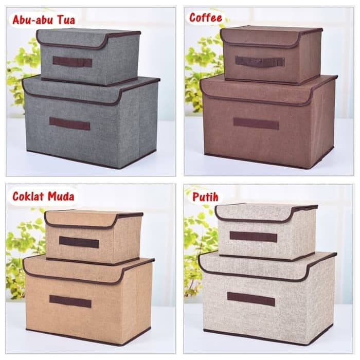 【GOGOMART】2 in 1 Colour Storage Box / Tempat Penyimpanan Baju Selimut Mainan