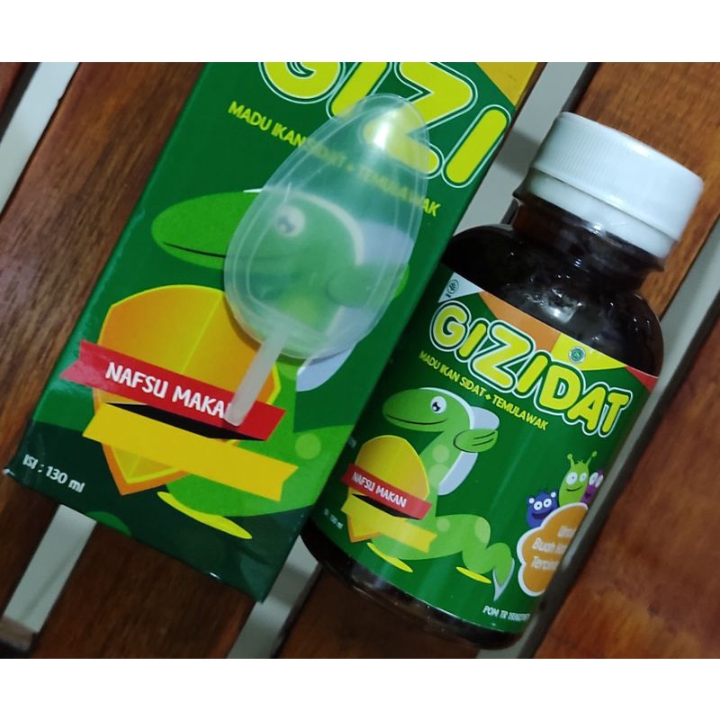 Vitamin Gizidat 130 ML / Penambah Nafsu Makan / Imun tubuh anak /  Nutrisi Anak