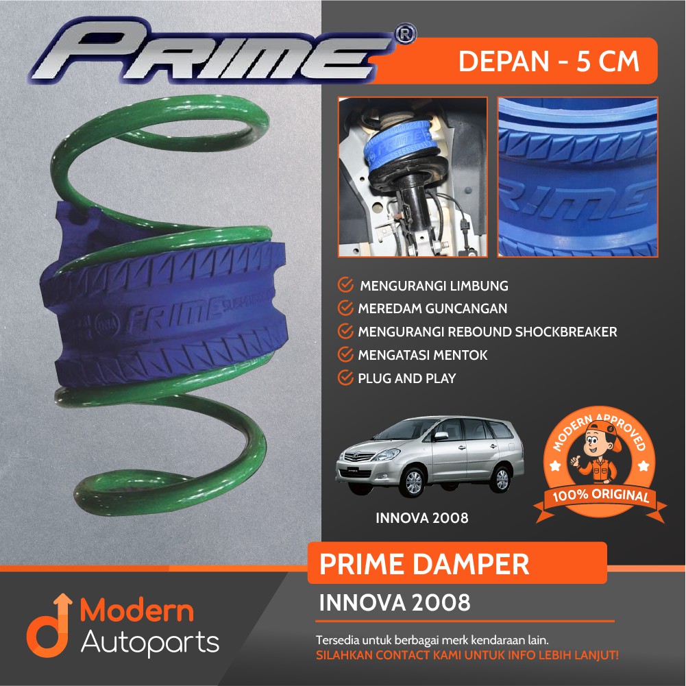 PRIME Damper / Spring Buffer INNOVA 2008 Depan 5 cm