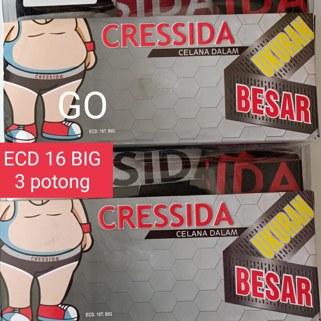 gof ECD.16 BIG Celana Dalam Pria Pakaian Dalam Cowok Cressida Underwear Original